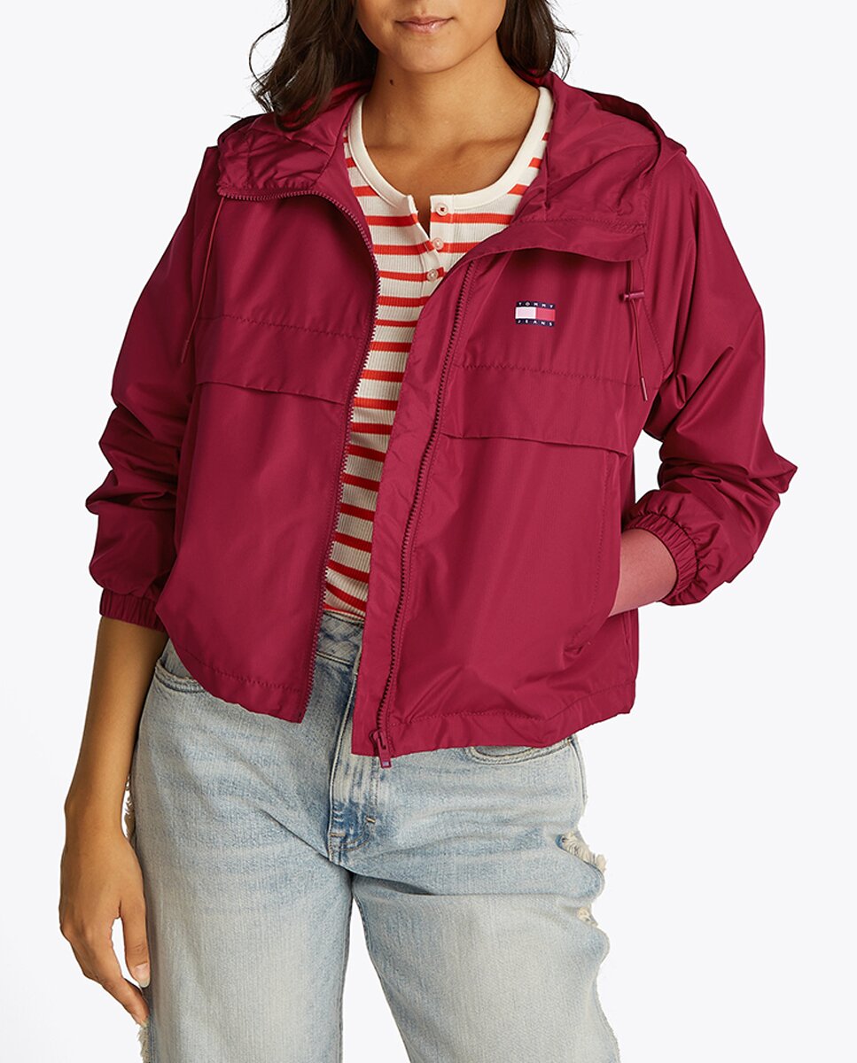Imagen 0 de Chaqueta de mujer cortavientos con capucha