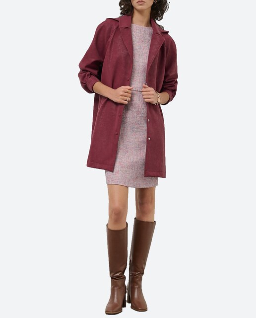 Imagen 0 de Trench de mujer tejido técnico