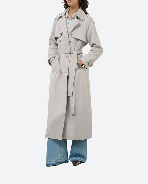 Imagen 0 de Gabardina de mujer larga clásica