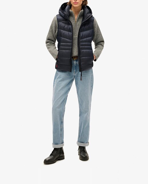 Imagen 0 de Chaleco de mujer acolchado con capucha Fuji