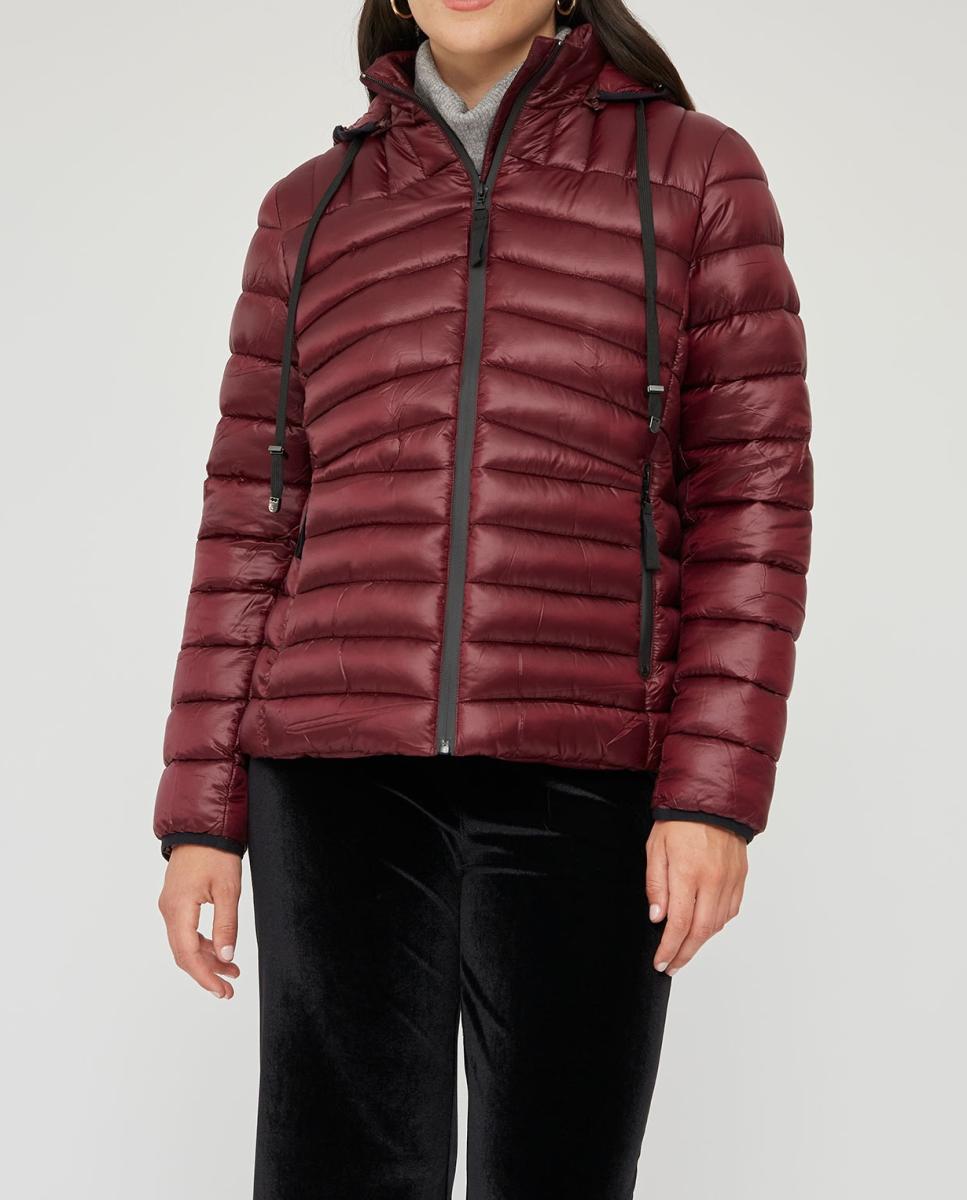Imagen 0 de Parka acolchada con cremalleras en contraste