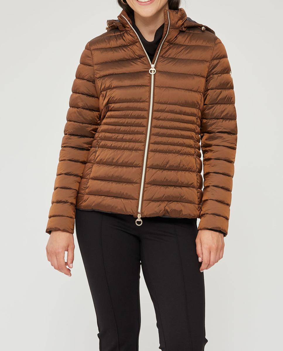 Imagen 0 de Parka acolchada corta con capucha desmontable