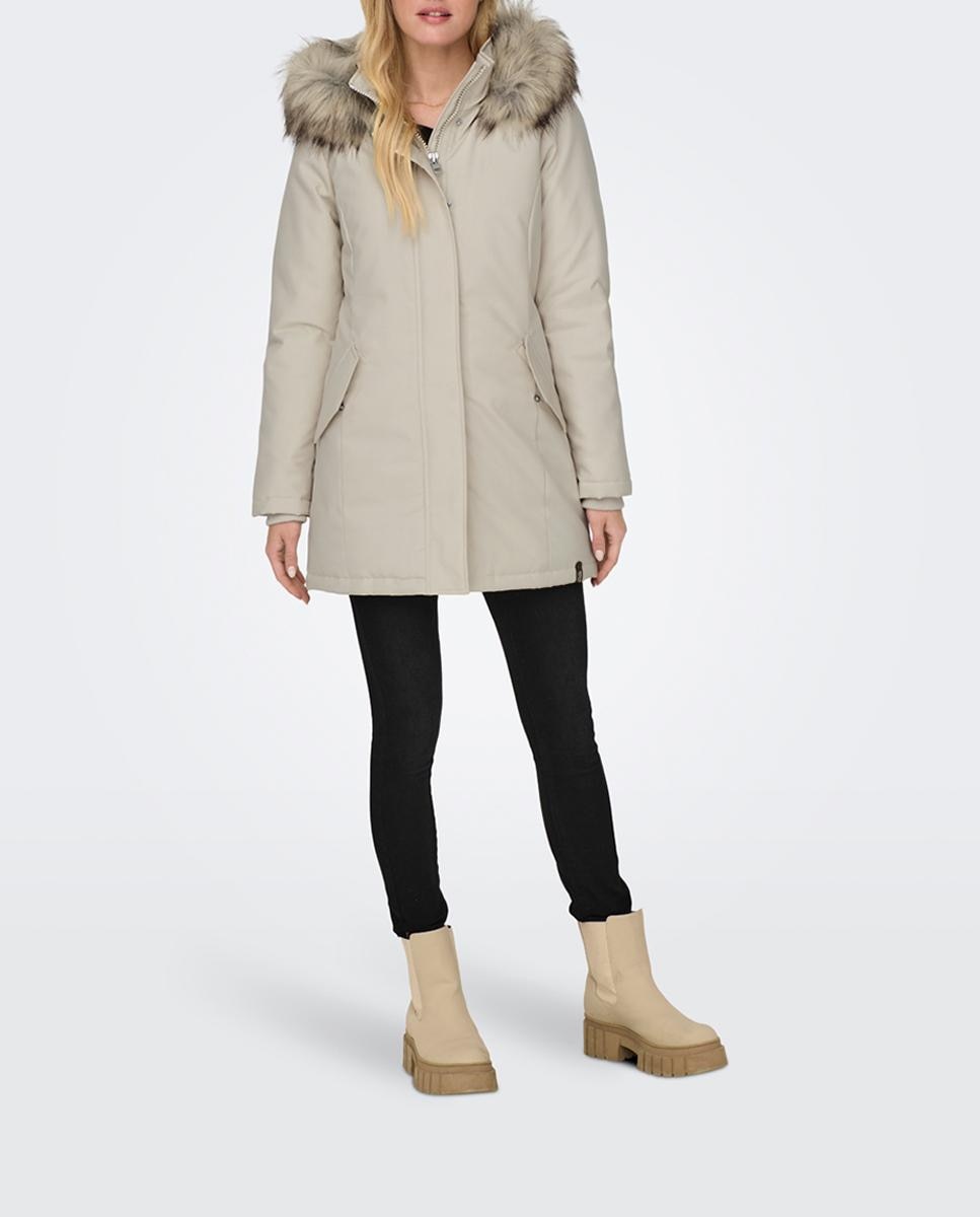 Imagen 0 de Parka de mujer larga con capucha