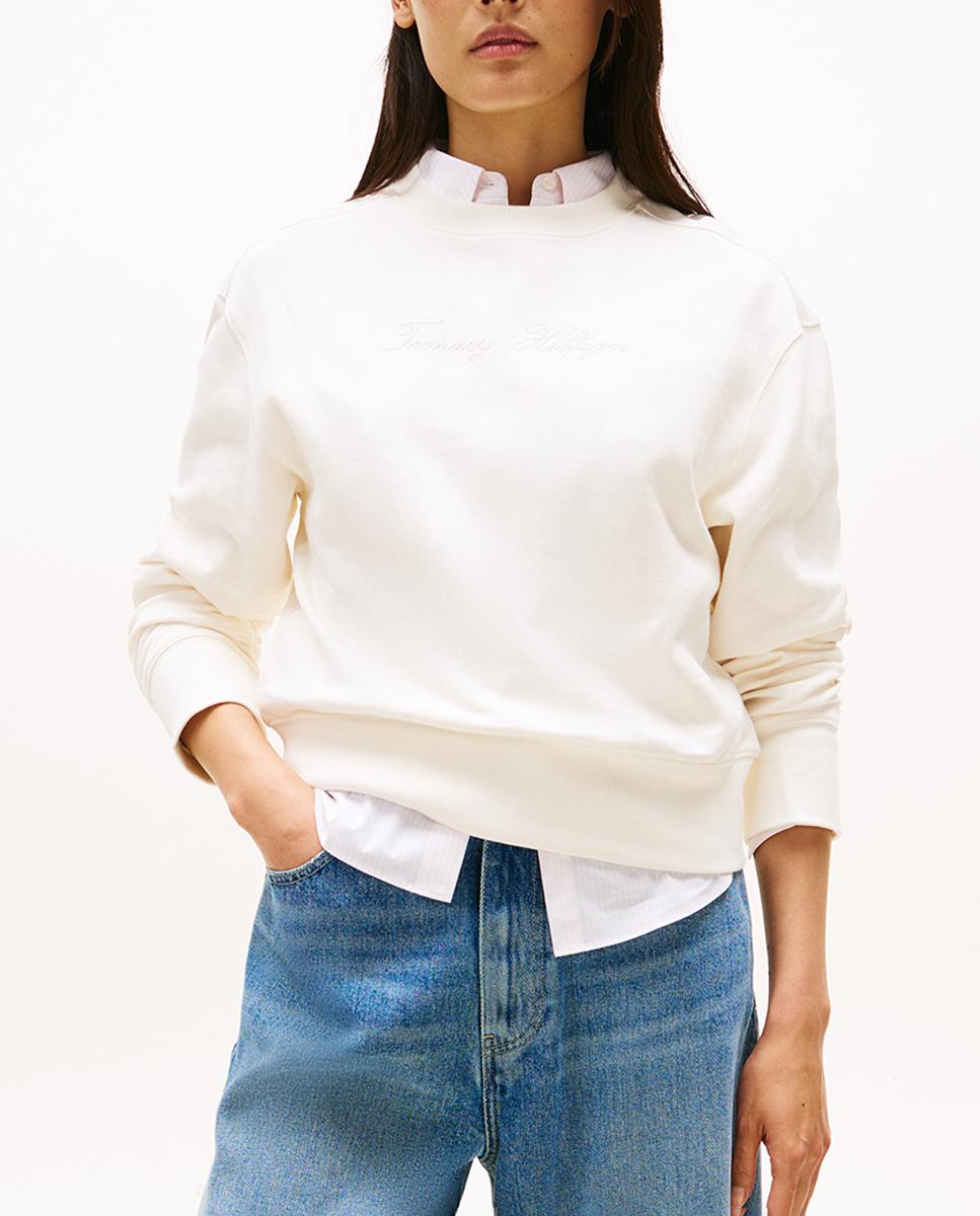 Imagen 0 de Sudadera de mujer con logo bordad en el pecho