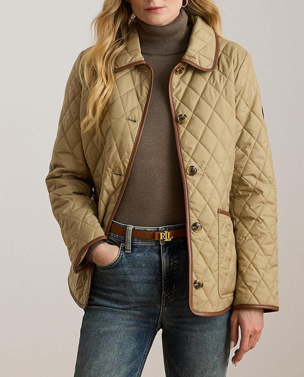 Imagen 0 de Chaqueta de mujer con acolchado de rombos