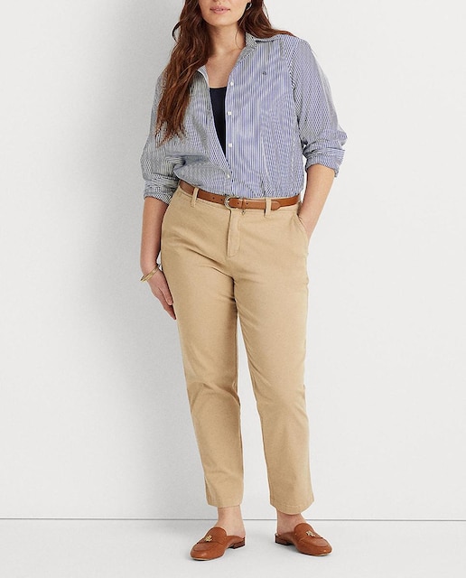 Imagen 0 de Pantalón de mujer talla grande chino recto