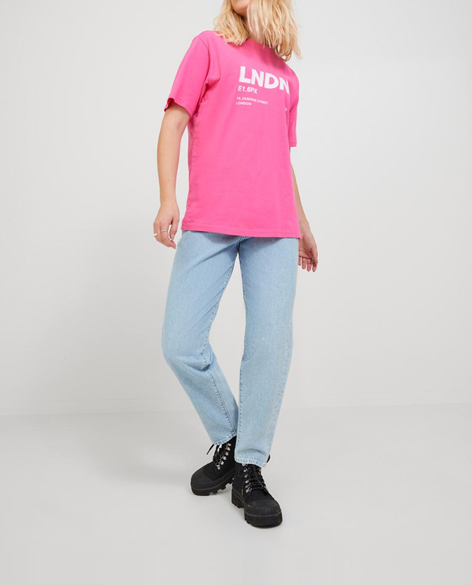Imagen 0 de Vaqueros Lisbon mom fit de tiro alto de mujer.
