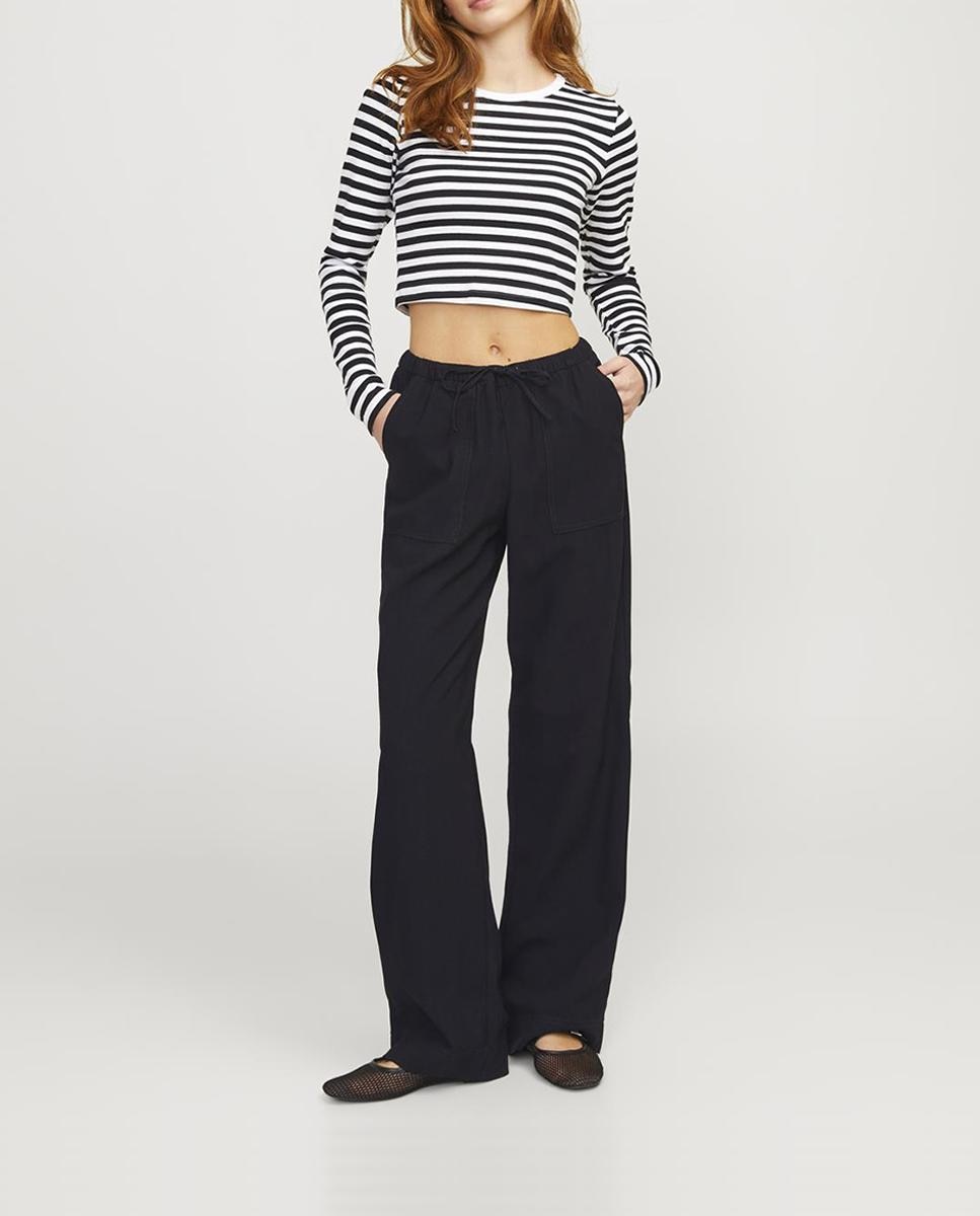Imagen 0 de Pantalón fluido palazzo de mujer