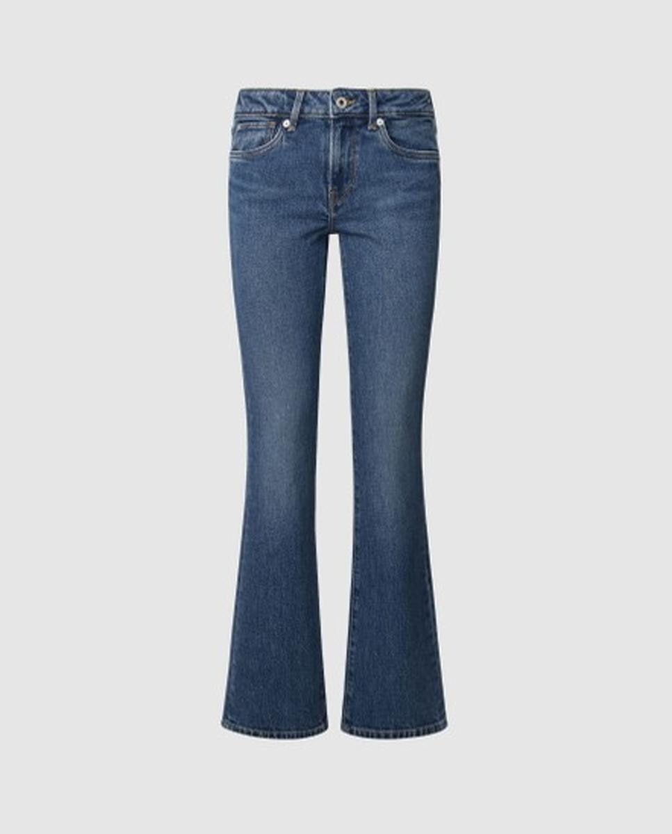 Imagen 0 de Pantalón de mujer vaquero campana de cintura baja