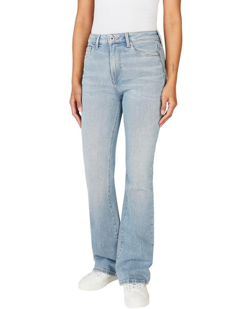 Imagen 0 de Pantalón de mujer vaquero campana de cintura alta