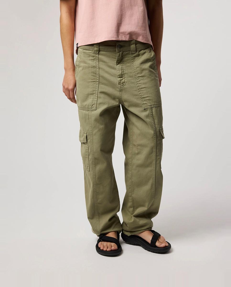 Imagen 0 de Pantalón cargo fluido de mujer
