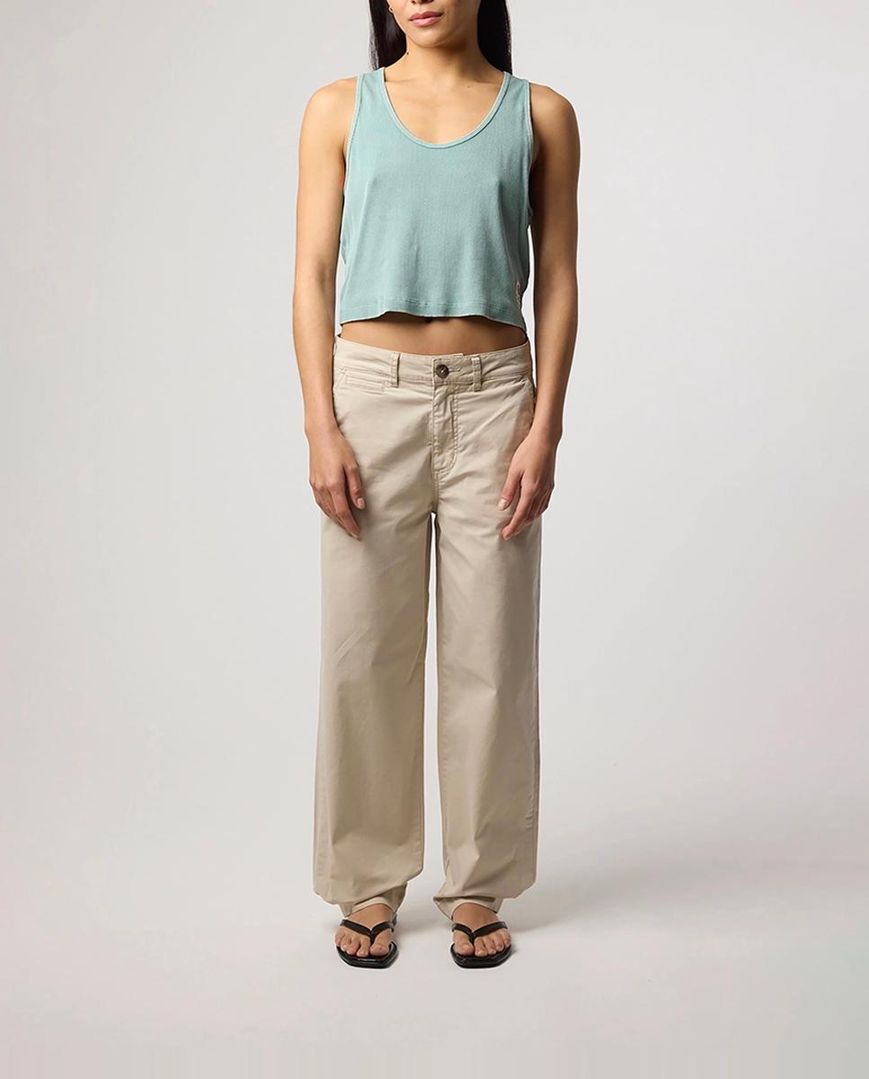 Imagen 0 de Pantalón cargo fluido de mujer