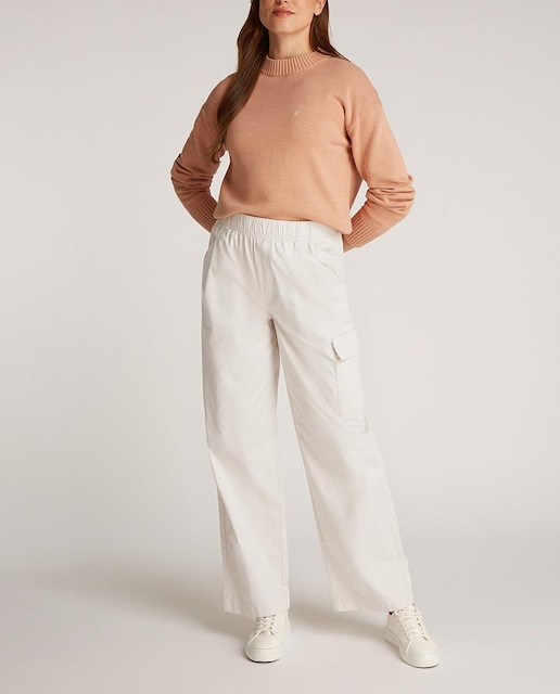 Imagen 0 de Pantalón de mujer cargo con cintura elástica
