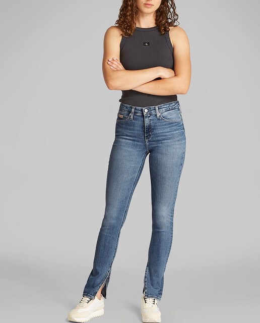 Imagen 0 de Vaquero Mujer Skinny tiro medio