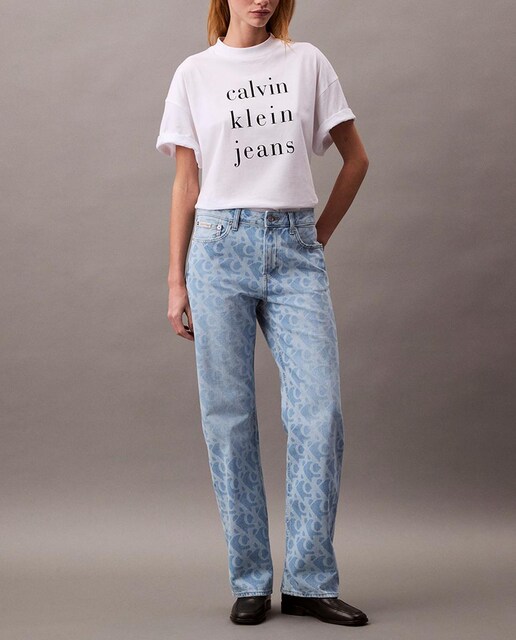 Imagen 0 de Vaquero Mujer 90s Straight multi logo