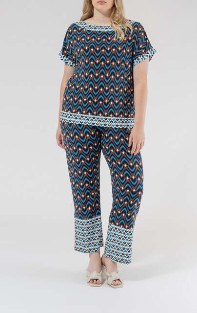 Imagen 0 de Pantalón de mujer estampado geometrico
