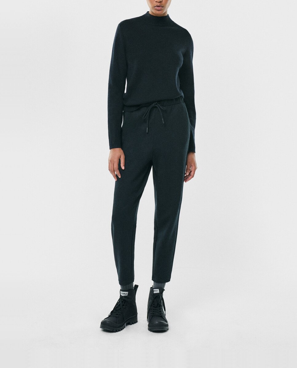 Imagen 0 de Pantalones con fit regular y cintura ajustable
