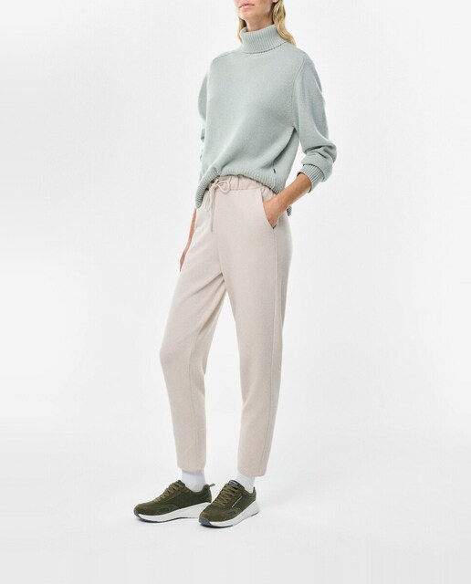 Imagen 0 de Pantalones con fit regular y cintura ajustable