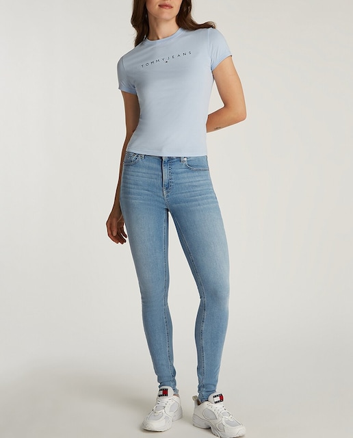 Imagen 0 de Vaquero de mujer skinny fit de tiro medio