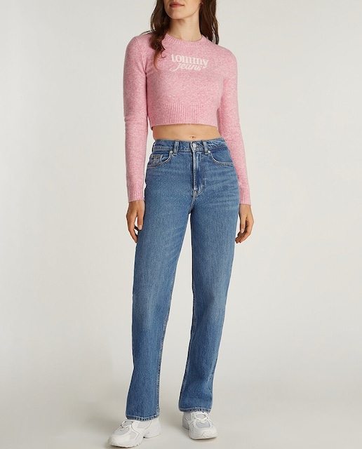 Imagen 0 de Vaquero de mujer straight fit de tiro alto