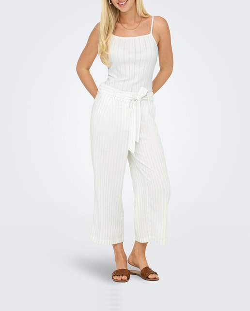 Imagen 0 de Pantalón culotte de mujer con cinturón