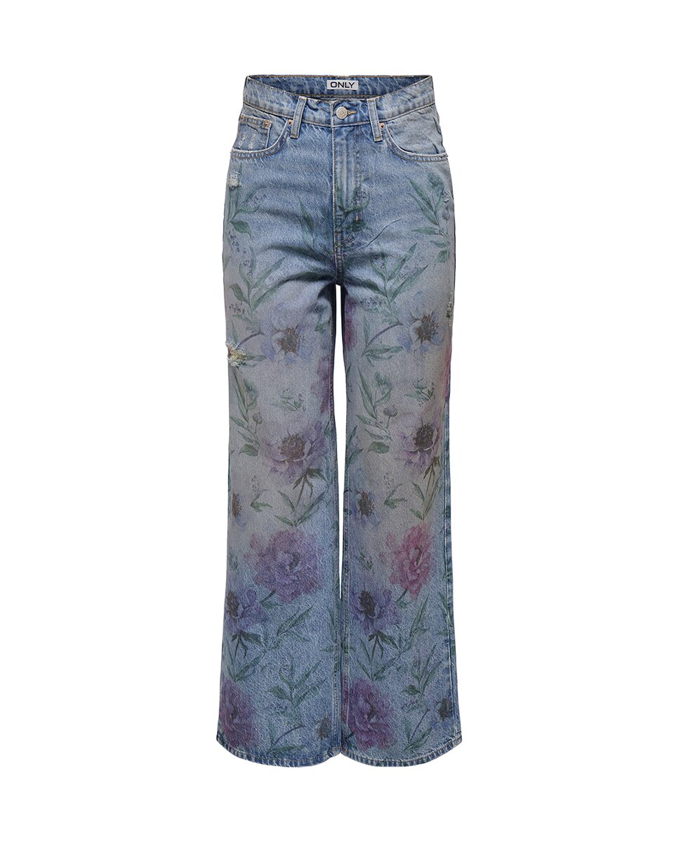 Imagen 0 de Vaquero largo de mujer estilo floral