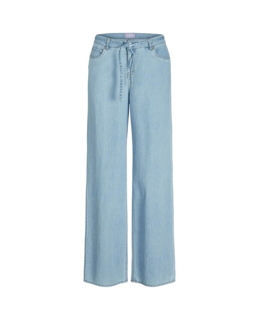 Imagen 0 de Vaquero de mujer wide leg tiro medio