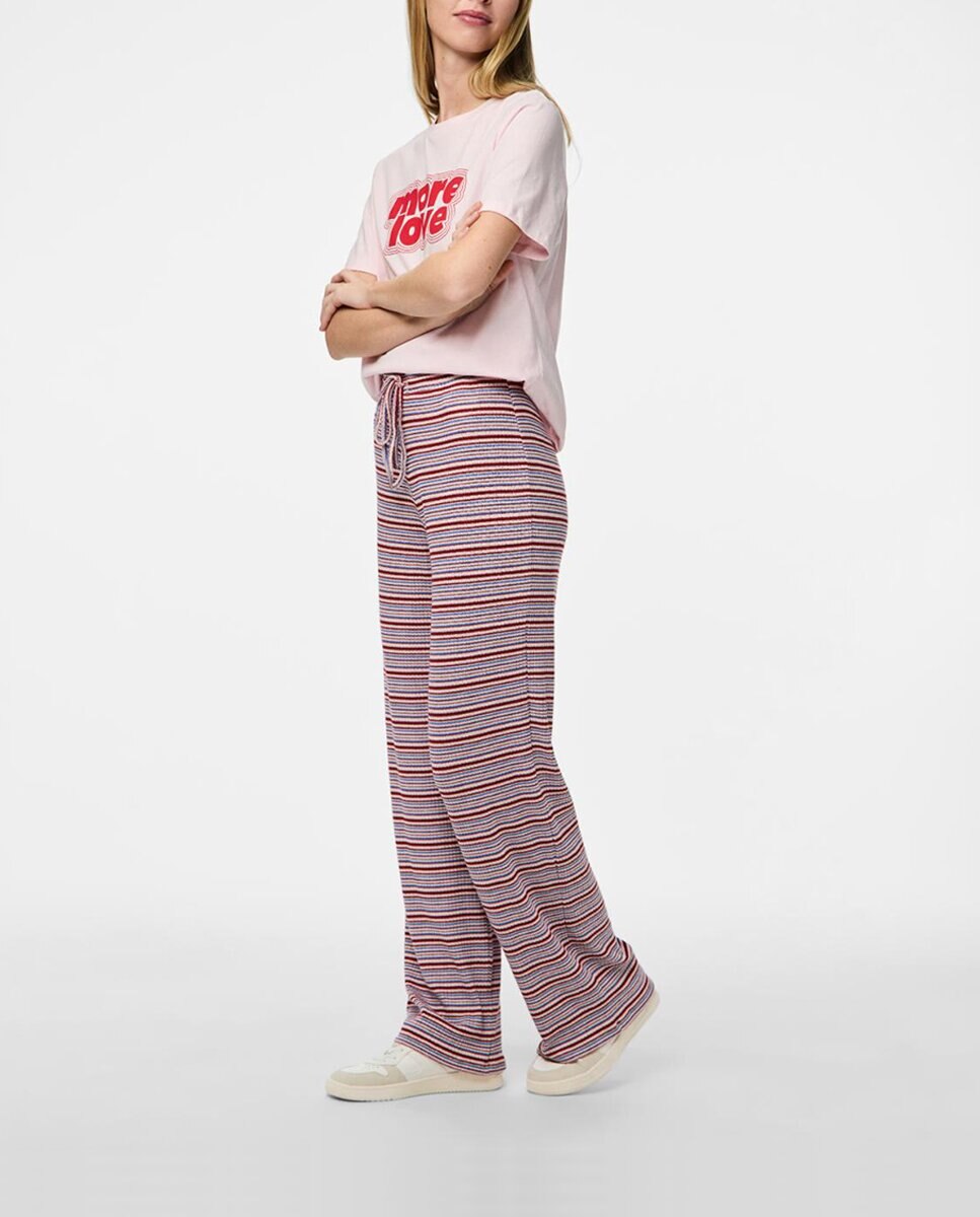 Imagen 0 de Pantalones largos de rayas de mujer