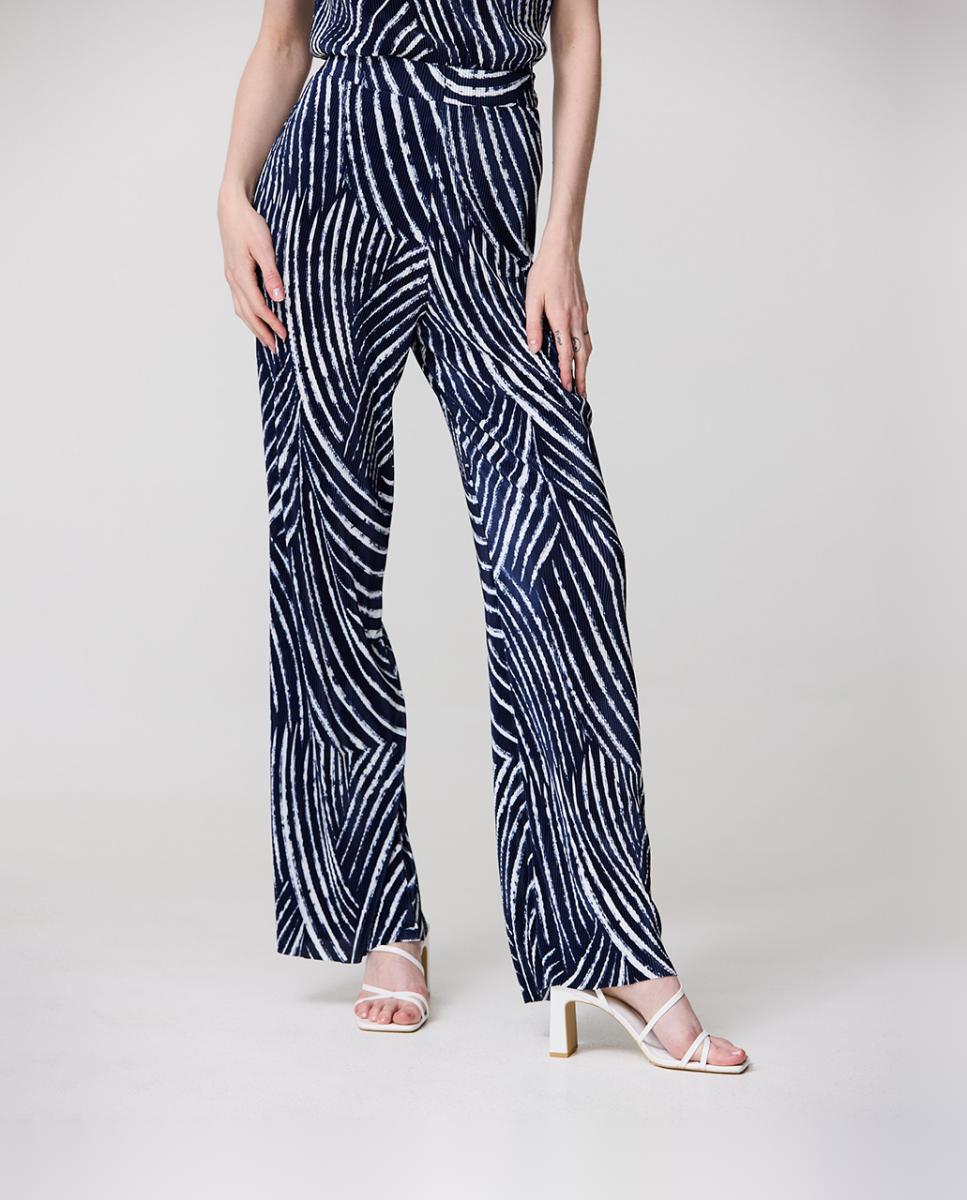 Imagen 0 de Pantalón de mujer ancho y plisado