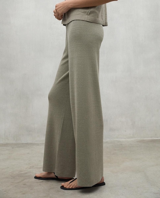 Imagen 0 de Pantalón de mujer relaxed fit de lino