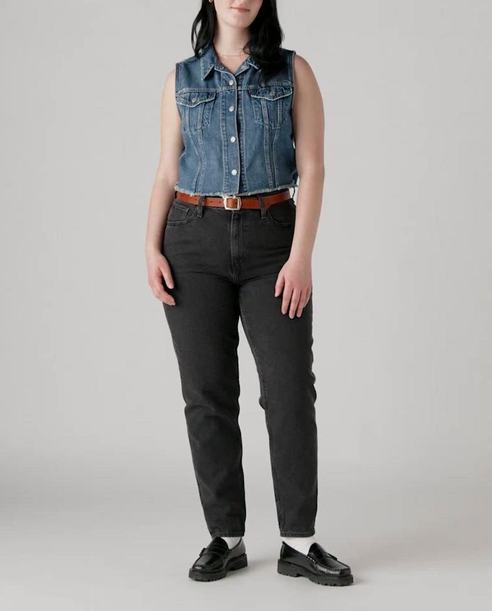 Imagen 0 de Vaquero boyfriend 80s Mom Jean™ de mujer tiro alto