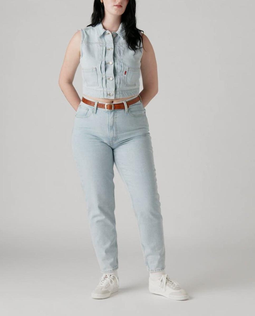 Imagen 0 de Vaquero boyfriend 80s Mom Jean™ de mujer tiro alto