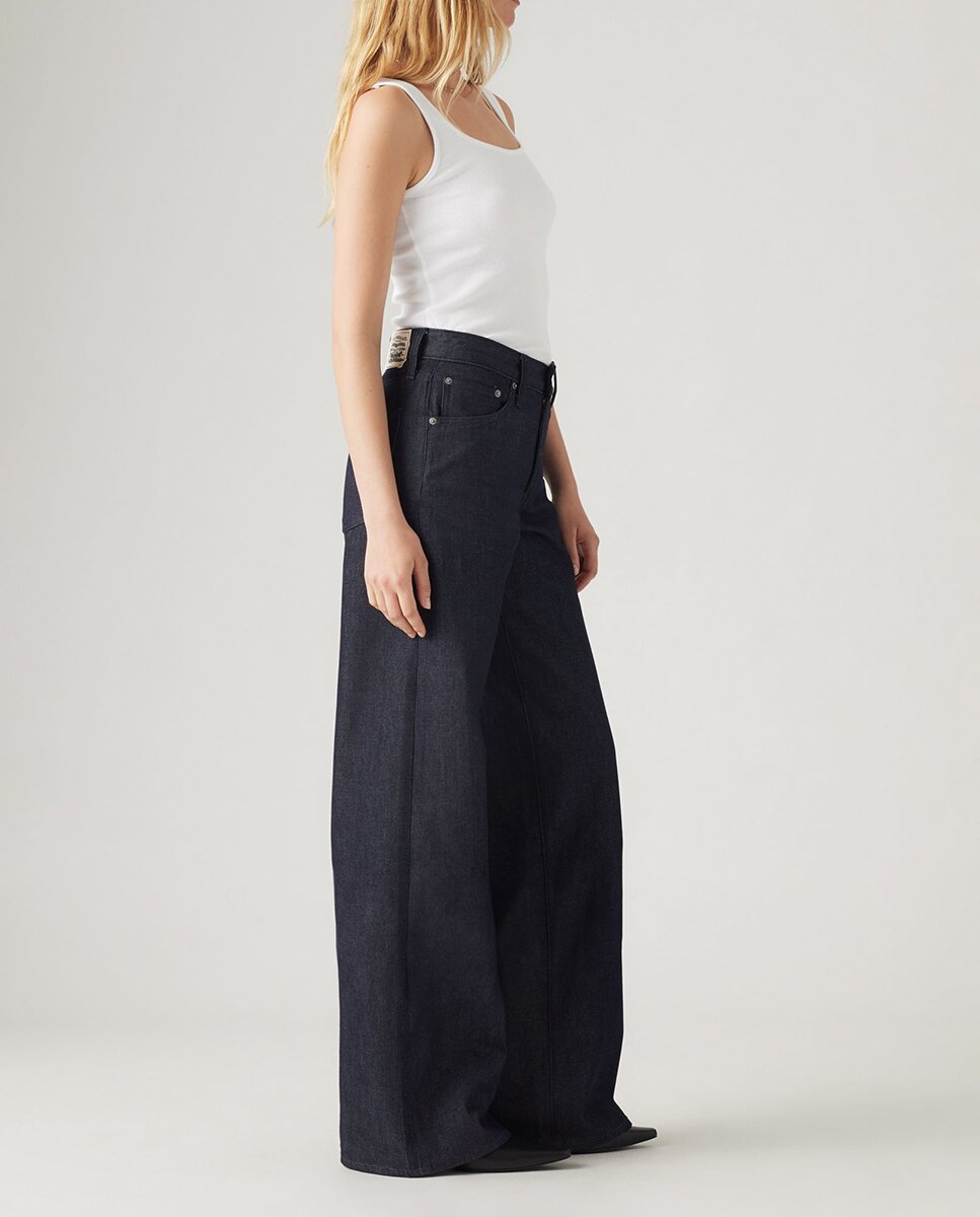 Imagen 0 de Vaquero ancho XL Straight™ de mujer tiro medio