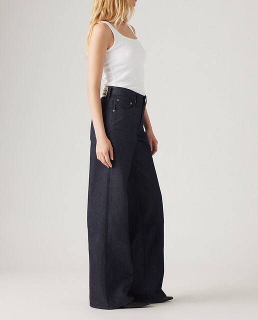 Imagen 0 de Vaquero ancho XL Straight™ de mujer tiro medio