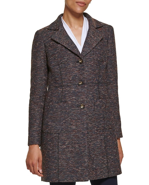 Imagen 0 de Abrigo corto de mujer con manga larga