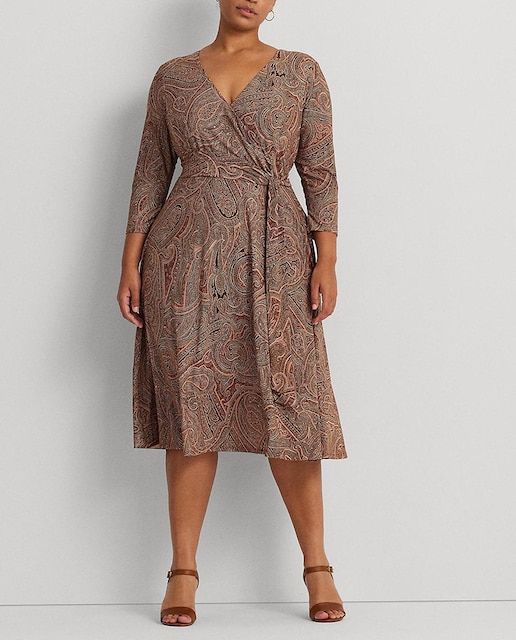 Imagen 0 de Vestido midi con estampado paisley