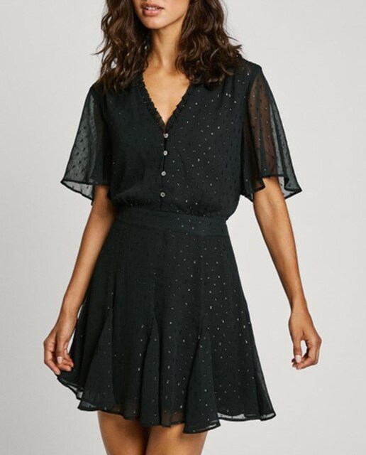 Imagen 0 de Vestido de mujer corto manga corta