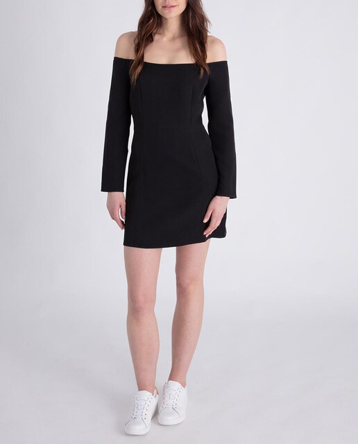 Imagen 0 de Vestido de mujer cuello Bardot slim fit