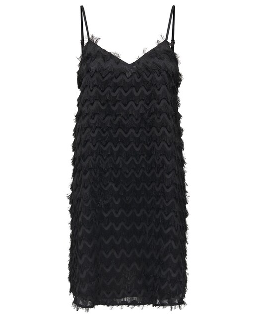 Imagen 0 de Vestido corto fluido de tirantes