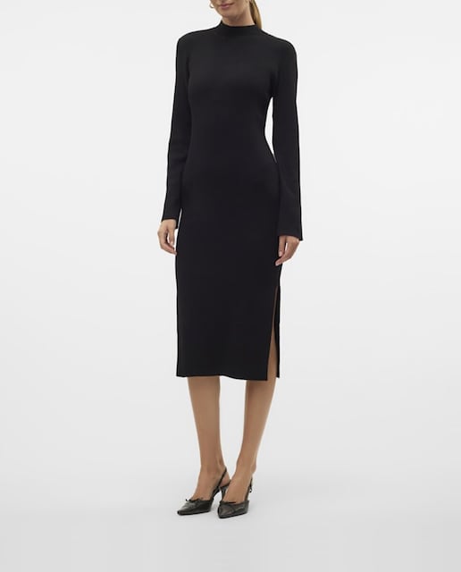 Imagen 0 de Vestido midi de punto