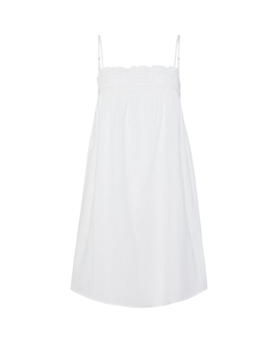 Imagen 0 de Vestido de algodón y tirantes de mujer.