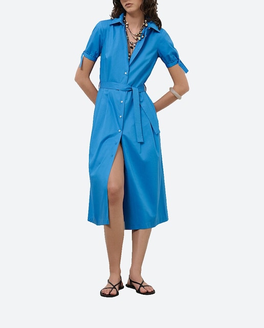 Imagen 0 de Vestido de mujer camisero de manga corta