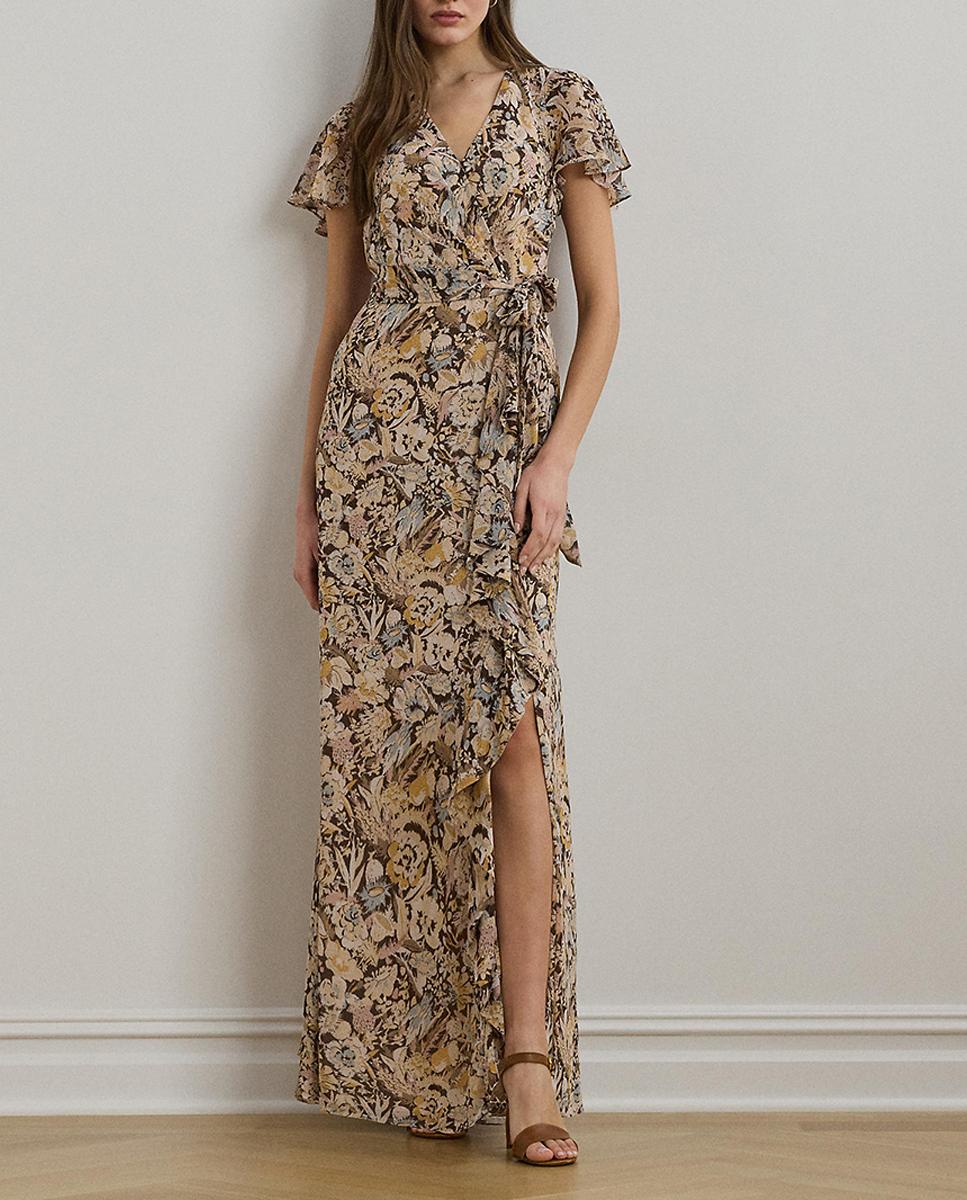 Imagen 0 de Vestido largo de manga corta