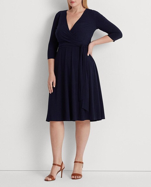 Imagen 0 de Jersey de mujer talla grande de cuello pico