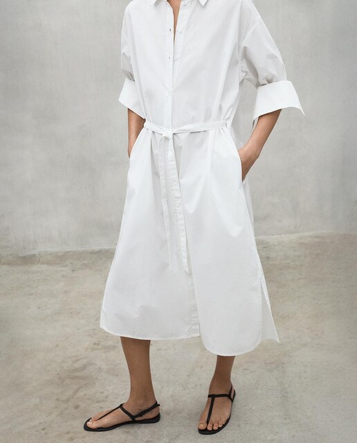 Imagen 0 de Vestido camisero de mujer relaxed fit