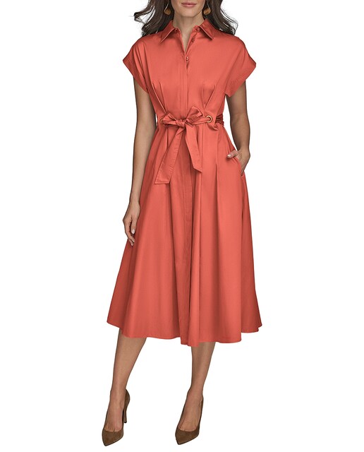 Imagen 0 de Vestido camisero de manga corta