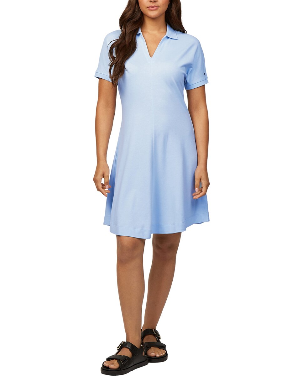 Imagen 0 de Vestido corto polo de manga corta