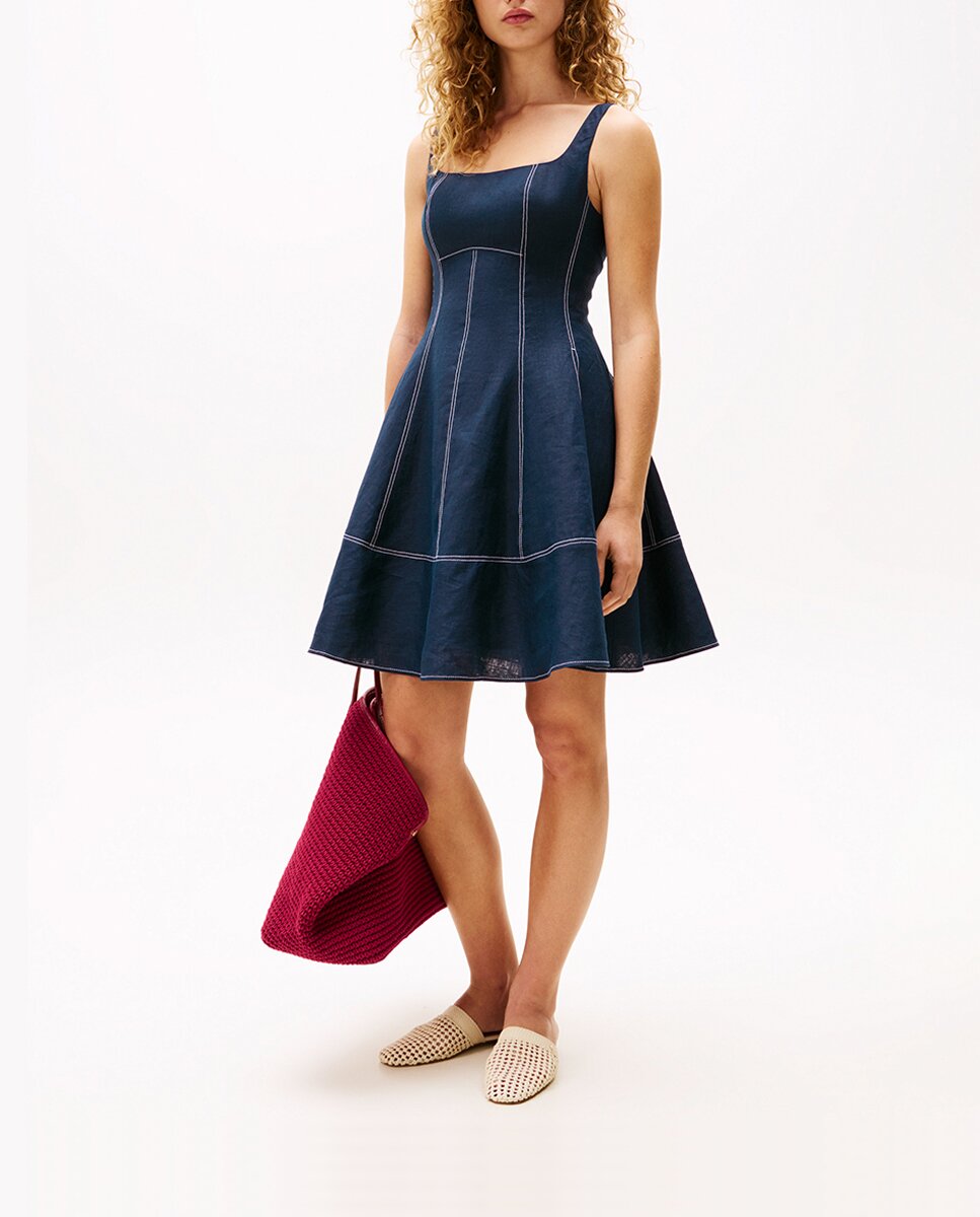 Imagen 0 de TH X SRG Vestido corto de tirantes