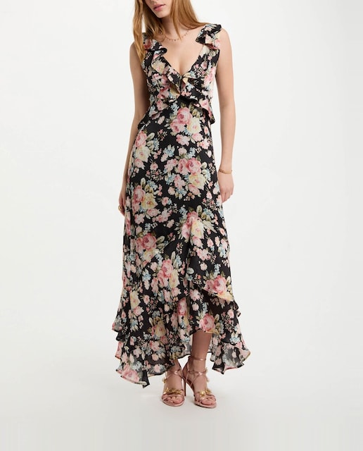 Imagen 0 de Vestido largo recto estampado