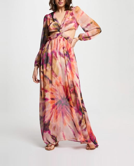 Imagen 0 de Vestido largo recto estampado